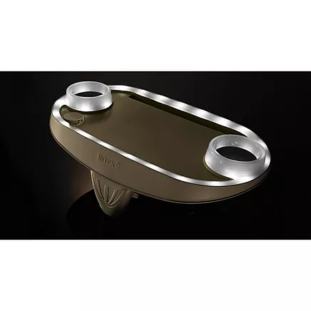 LED dzērienu plaukts SPA baseinam Intex 28520, bēšs