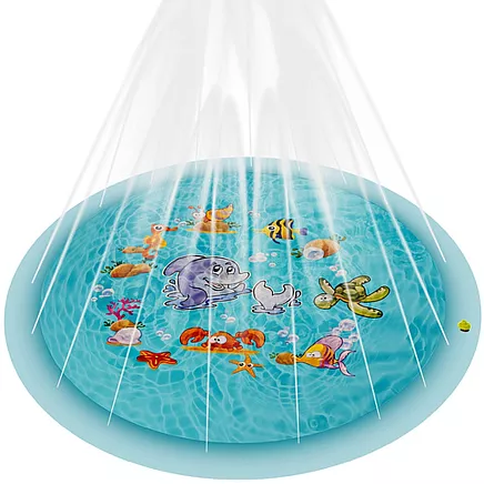 Bērnu ūdens paklājiņš ar strūklaku 150 cm Kruzzel 25568