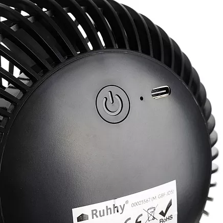Black cordless fan Ruhhy 25567