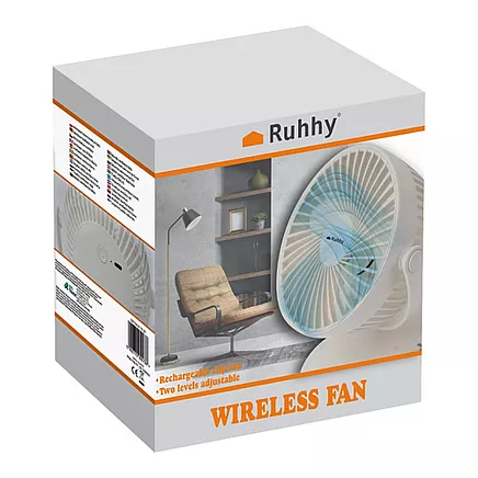 Cordless fan white Ruhhy 25566