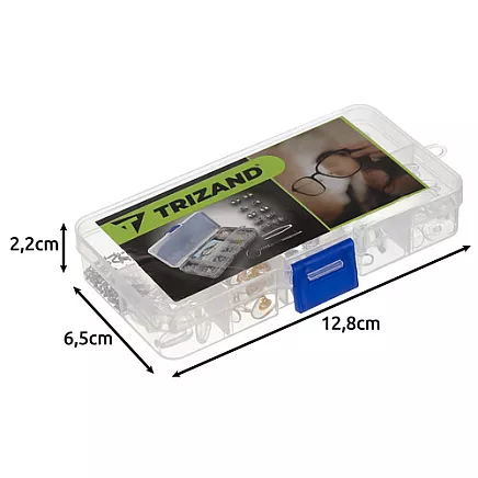 Briļļu remontkomplekts TRIZAND 25624 ar 126 detaļām