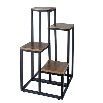 4 līmeņu puķu statīvs Ruhhy 25997, 71 cm, loft stila