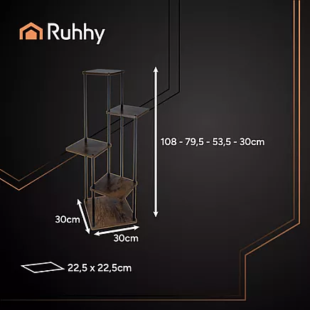 Standing flower stand 107 cm Ruhhy 25998