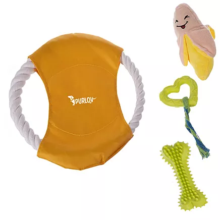 Dog chew toy, tug - set 25384