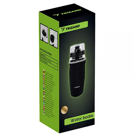 Water bottle with container 1L Trizand 25815