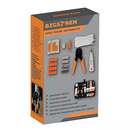 Cable Tester - Bigstreen 25834 Network Kit