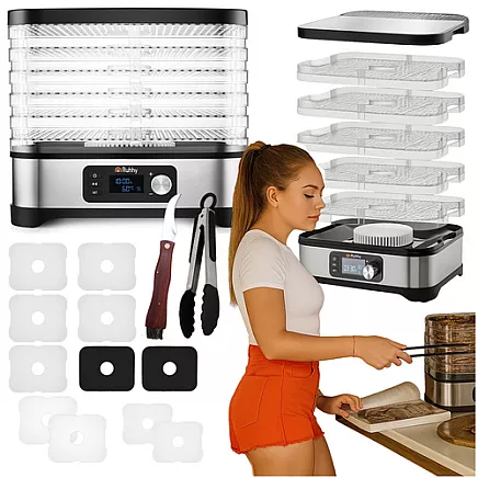 Augļu un dārzeņu žāvētājs Ruhhy 25928, 400 W, 10 L