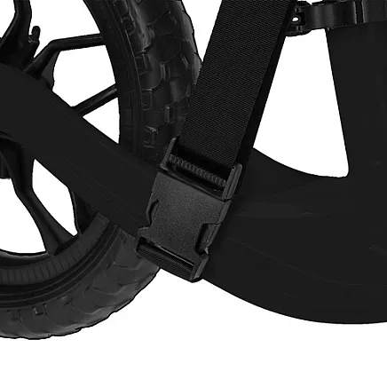 Bērnu balansa ritenis Kruzzel 25767 ar 12 collu riteņiem, melns