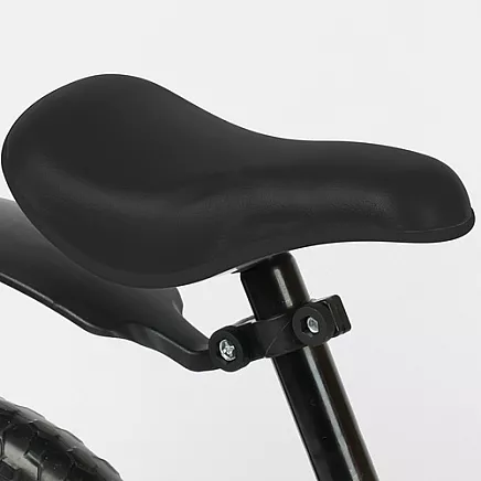 Bērnu balansa ritenis Kruzzel 25767 ar 12 collu riteņiem, melns