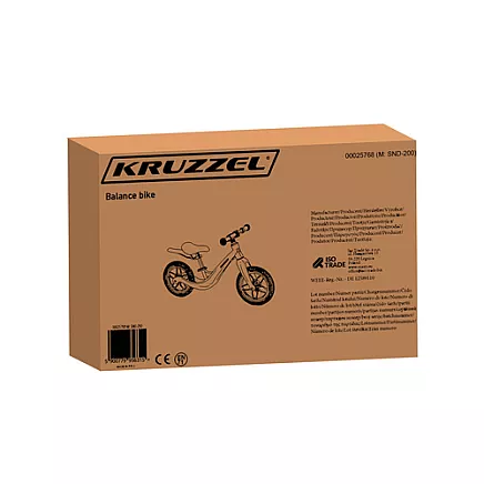 Balance bike pink Kruzzel 25768