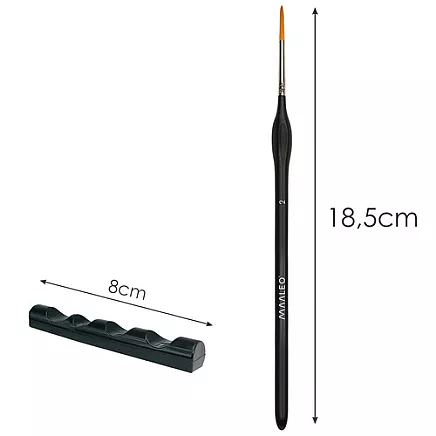 Mākslinieku otas Maaleo 26119 ar statīvu, 5 gab., melnas