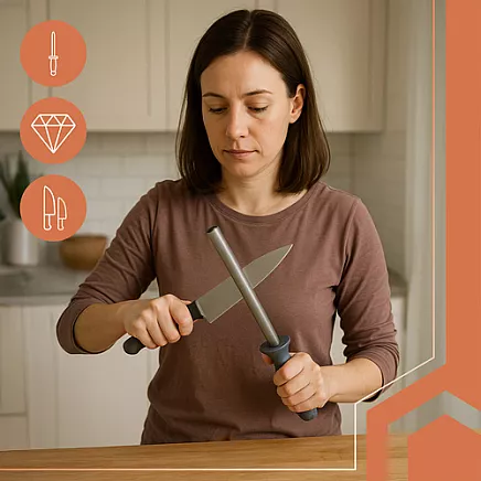 Diamond knife sharpener - musak Ruhhy 26153