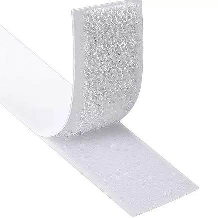 Self-adhesive Velcro white 5m x 2.5cm Ruhhy 25999