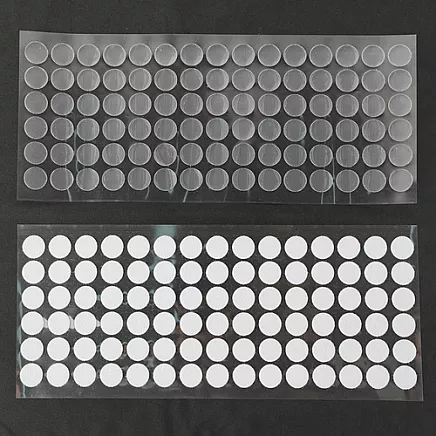 Self-adhesive Velcro 18mm 500pcs white Ruhhy 25884