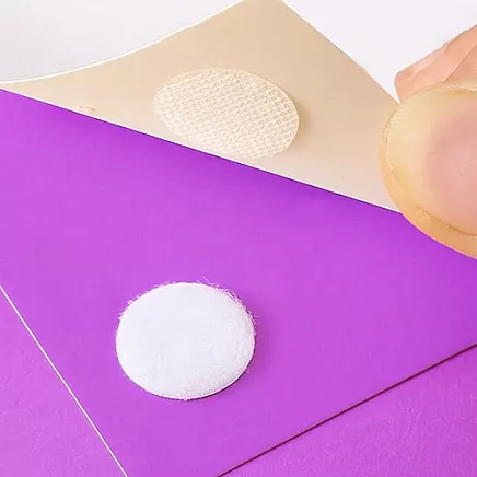 Self-adhesive Velcro 18mm 500pcs white Ruhhy 25884