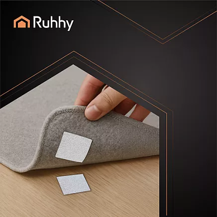 Self-adhesive Velcro tape 5mx5cm white Ruhhy 25807