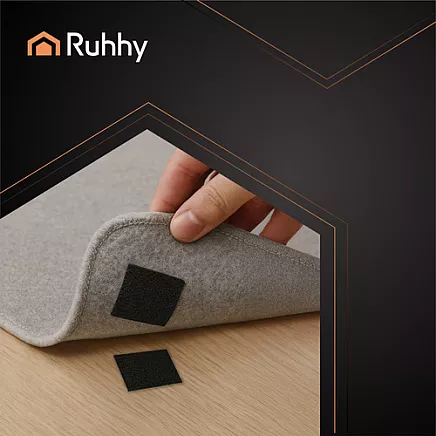 Self-adhesive Velcro tape 5mx5cm black Ruhhy 25806