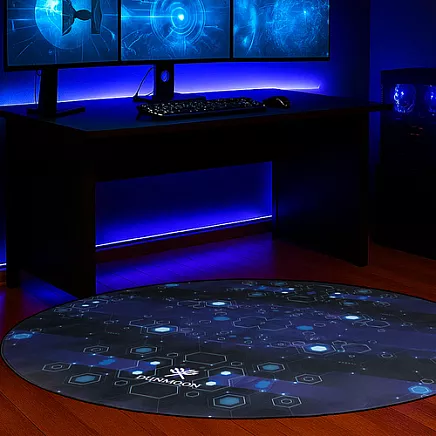 Gaming mat under the chair round Dunmoon 25956