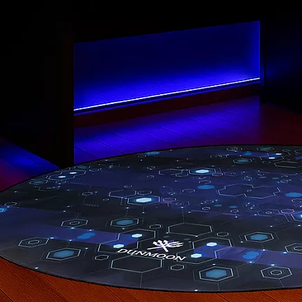 Gaming mat under the chair round Dunmoon 25956