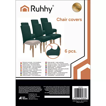 Chair covers - 6 pcs. bottle Ruhhy 25992