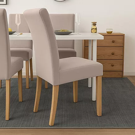 Elastīgi krēslu pārvalki Ruhhy 25989, 6 gab., bēši