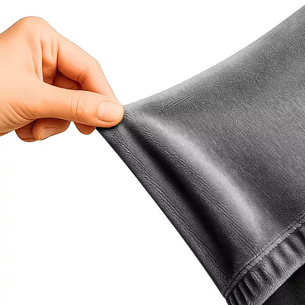 Elastīgs stūra dīvāna pārvalks Ruhhy 26037, 145-185cm, tumši pelēks