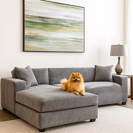 Sofa cover 190-230cm dark gray Ruhhy 26181