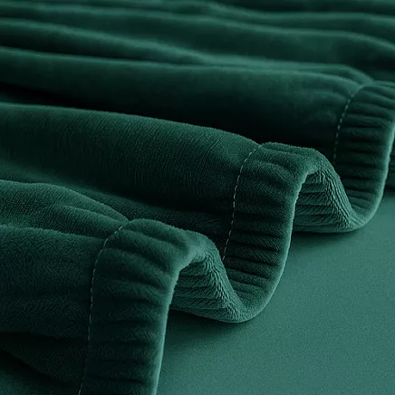 Elastīgs stūra dīvāna pārvalks Ruhhy 26183, 190-230 cm, tumši zaļš