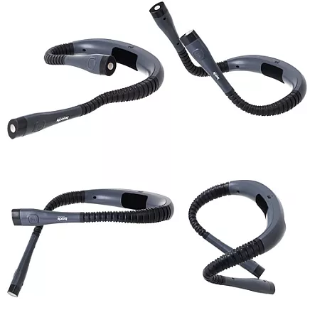 Uzlādējama LED kakla lampiņa lasīšanai Izoxis 25675, pelēka