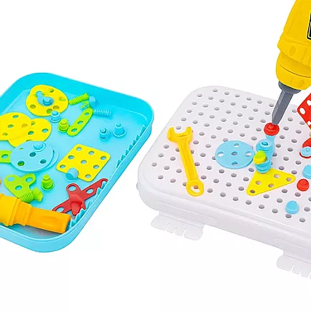 Kreatīvais konstruktors mozaīka ar skrūvgriezi 26105