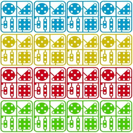 Kreatīvais konstruktors mozaīka ar skrūvgriezi 26105