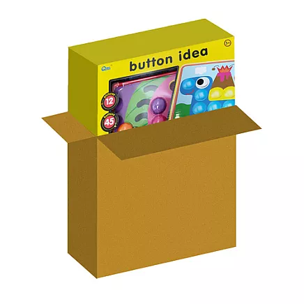 Attīstošā pogu mozaīka bērniem Montesori 26107