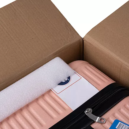 3-in-1 suitcase set - pink Trizand 26663