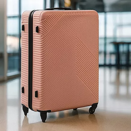 3-in-1 suitcase set - pink Trizand 26663