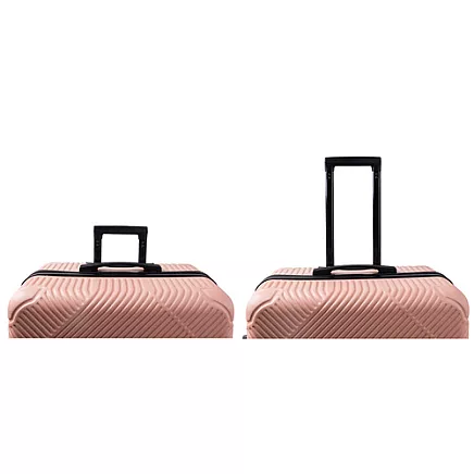 3-in-1 suitcase set - pink Trizand 26663