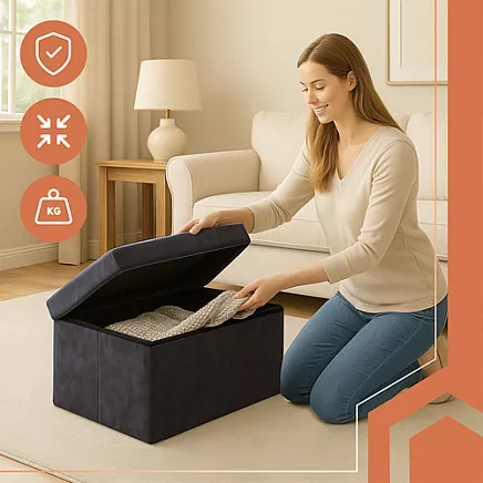 Gray velvet pouf 76x38x38cm Ruhhy 26130