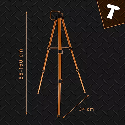 Tripod for cross line laser 150cm Bigstreen 25964