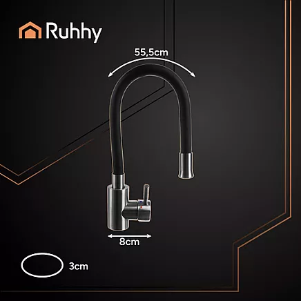 Kitchen faucet - flexible spout Ruhhy 26324