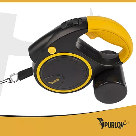 Automatic lanyard with flashlight 5m Purlov 25965