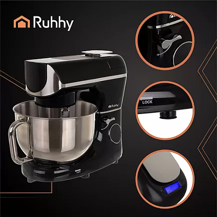 Ruhhy 25729 Kitchen Machine with Heated Bowl and Scale
