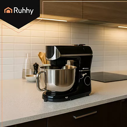 Ruhhy 25729 Kitchen Machine with Heated Bowl and Scale
