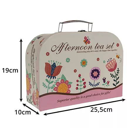 Childrens tea set in a suitcase 26367