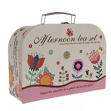 Childrens tea set in a suitcase 26367