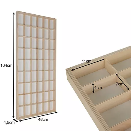 Koka plaukts lellēm un figūriņām Kruzzel 26969, 54 nodalījumi