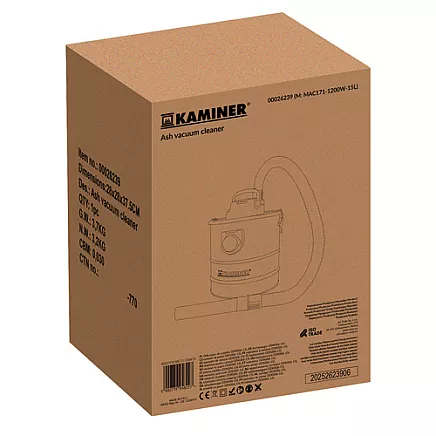 Ash vacuum cleaner ODK006-15L Kaminer 26239