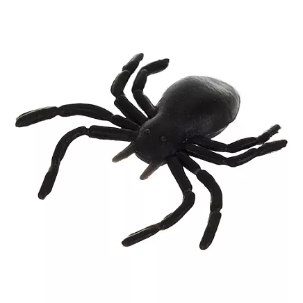 Plastic spiders - decoration - 10 pcs Ruhhy 26028