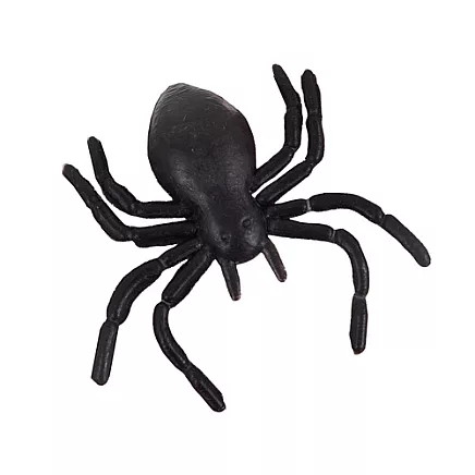 Plastic spiders - decoration - 10 pcs Ruhhy 26028