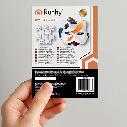 DIY cat mask 10 pcs Ruhhy 26000