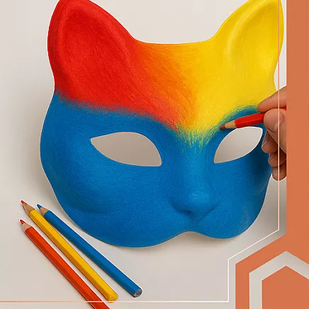 DIY cat mask 10 pcs Ruhhy 26000