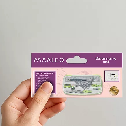 Geometric set 10 pieces Maaleo 26170